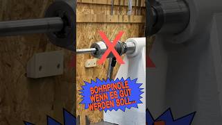 👍 Bohrpinole 👍  #drechseln #woodturning #shorts