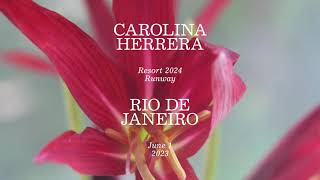 Carolina Herrera Resort 2024 Teaser