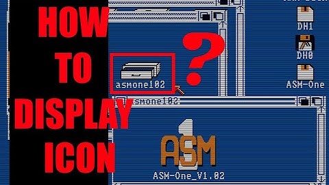 Show drawer icon on Amiga OS 1.x (WB 1.3)