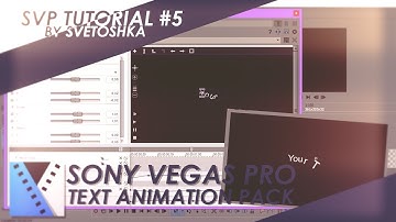 SVP 14 TEXT ANIMATION PACK [tutorial#5] rd