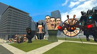 Evolution Of New Cameraman Cursed Giant Vs Bosses Skibidi Toilet In Garry's Mod!