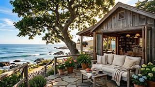 Cozy Seaside Coffee Shop Ambience with Relaxing Jazz Music πΏ Smooth Jazz for Relax, Study, & Focus