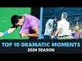 Top 10 π₯ Top 10 Most Dramatic Moments of the 2024 Tennis Season