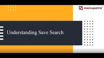 Understanding Save Search on Manupatra