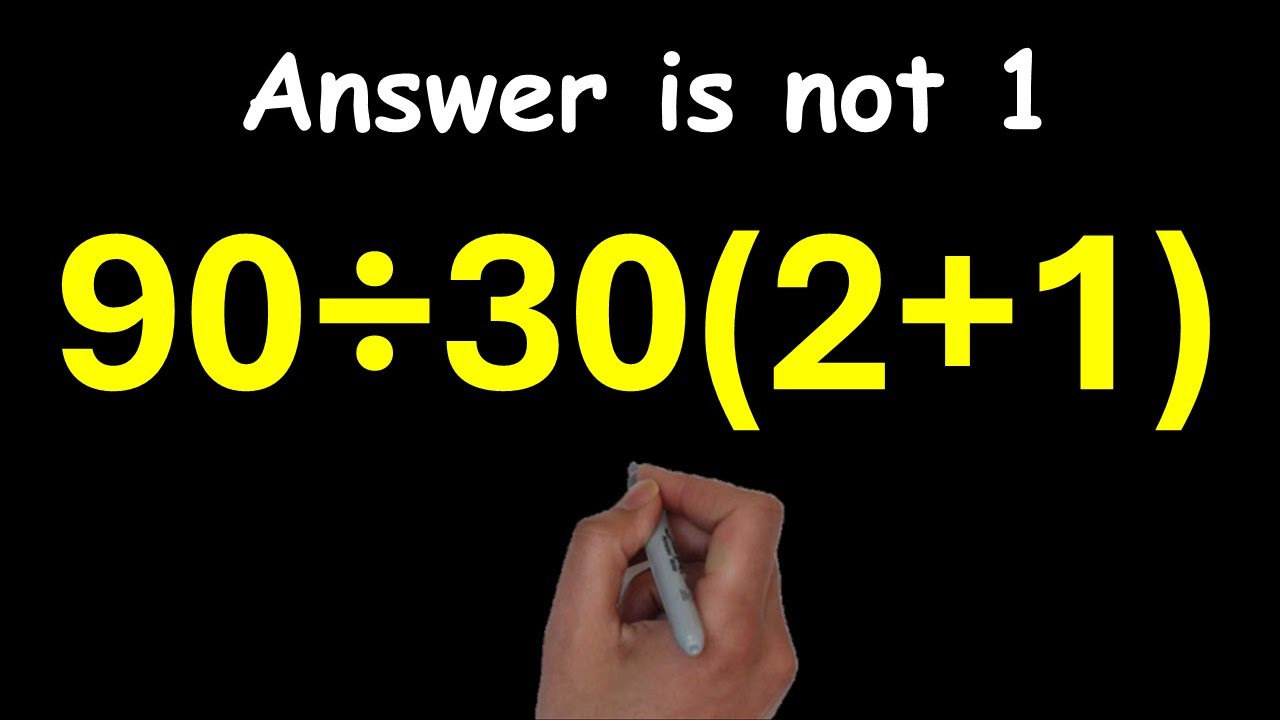 Сможете ли вы решить эту простую математическую задачу?