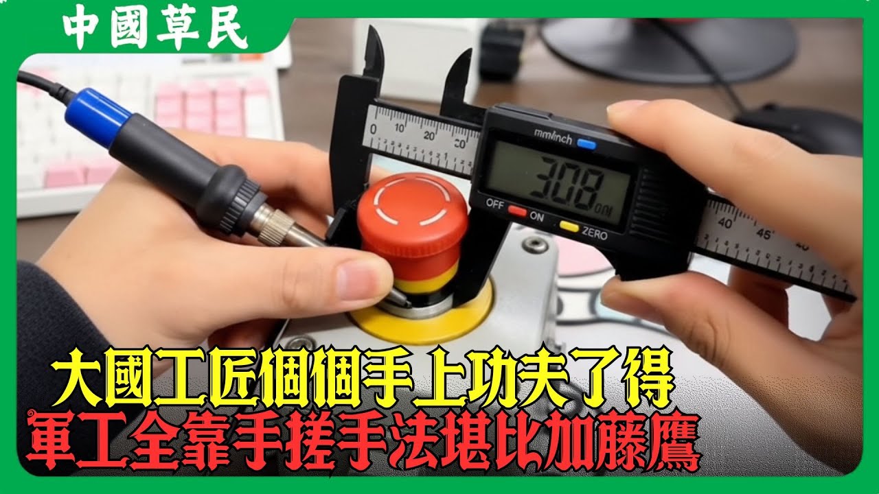 大國工匠個個手上功夫了得.軍工全靠手搓手法堪比加藤鷹