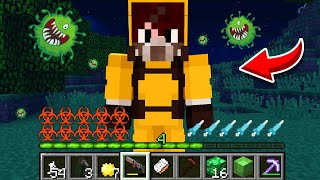 How to play VIRUS in Minecraft! Real life family VIRUS! Battle NOOB VS PRO Animation