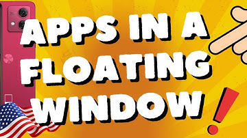 how to put any application in a floating window Motorola Moto G54 5G, G84, G73, G53, and Edge 40