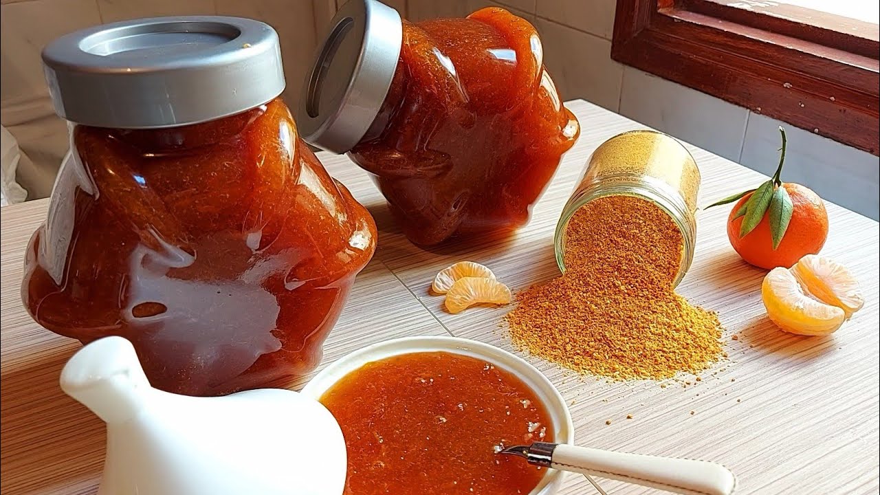 مربي لبرتقال (المندرين) قمة قمة  في روعة مع بودرة قشور لبرتقال متعددة لاستعملات