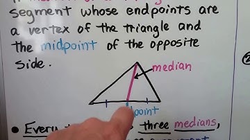 Geometry 5.3a, Centroid Theorem & construct Centroid of a Triangle