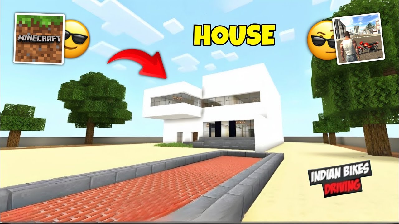 I Build Indian Bike Driving 3D City in MINECRAFT 😱 || Part -1
