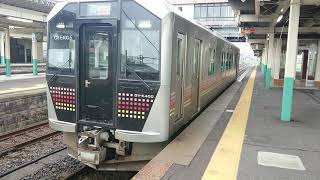 8月25日新津駅 GV-E-400-5 発車 #GVE400系 #GVE4005