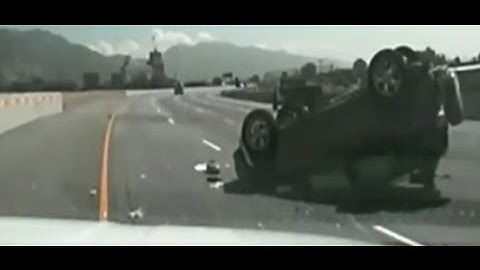 Car Crash | Woman Driving Wrong Way on Highway