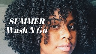 Summer Wash N Go Tutorial | Soft, Defined, & Moisturized | MUST TRY PRODUCT screenshot 2