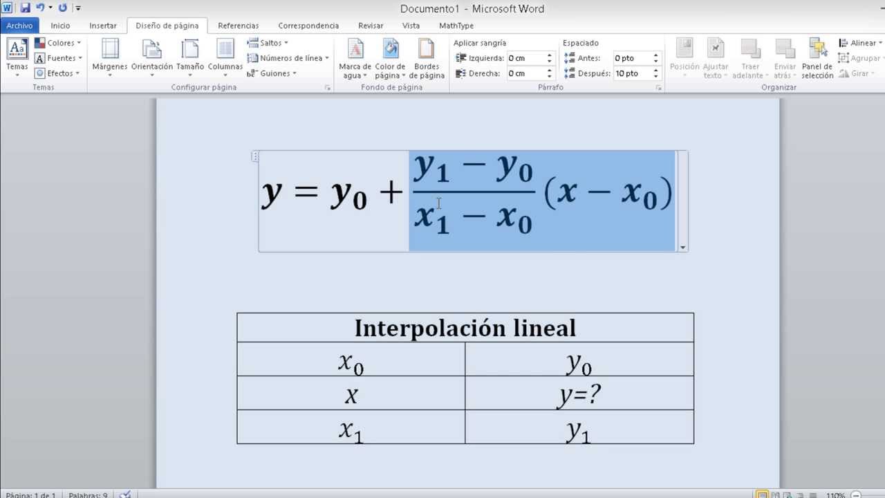 interpolacion