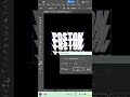Paper Flip Text Effect in Adobe Illustrator Tutorial #shorts #illustrator