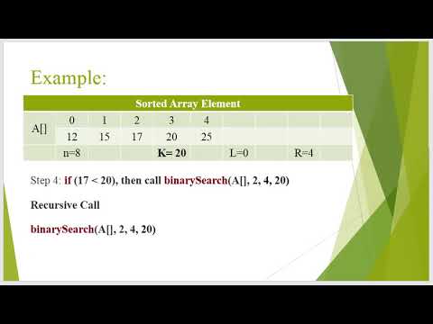 Binary Search Complete Explanation Part 3 out of 4 - YouTube