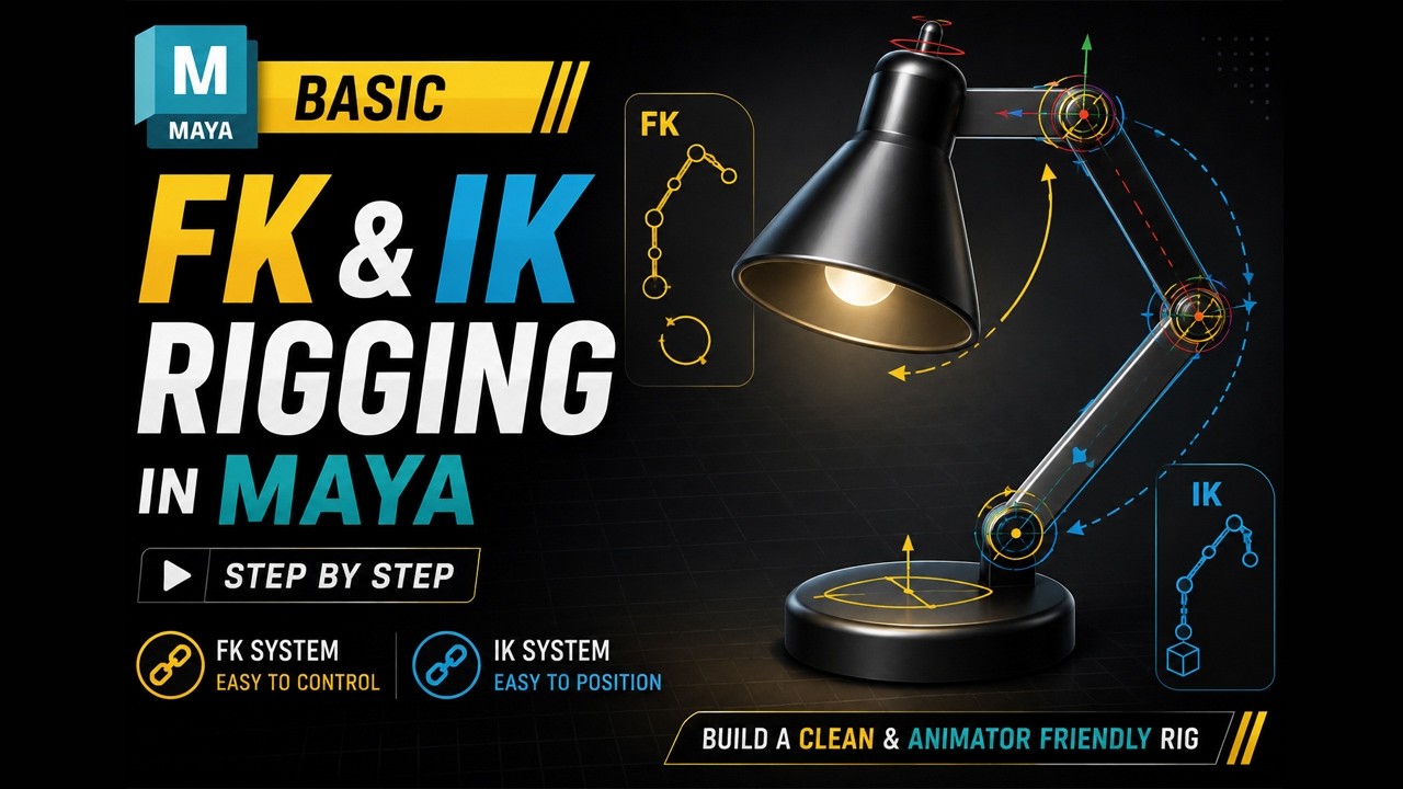 FK vs IK Rigging in Maya for Beginners - YouTube