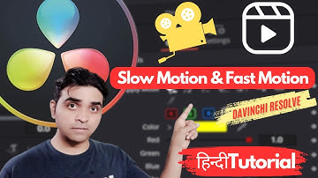 How To do Slow and fast Motion in Video Using #davinchi Resolve. Hindi Tutorial #Speed
