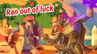 Ran out of luck