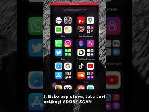 Cara install dan sign in aplikasi cam scanner di iphone/ios