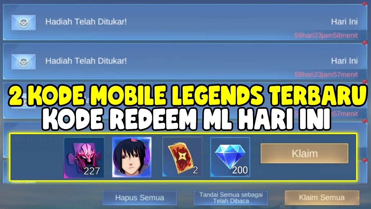 UPDATE! KODE REDEEM MOBILE LEGENDS 29 MEI 2025 - KODE REDEEM ML TERBARU ...