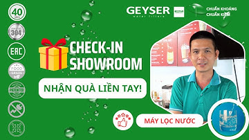 🎁Anh Tuấn hài lòng với máy lọc nước Geyser Ecotar 9 ROMIX #maylocnuoc