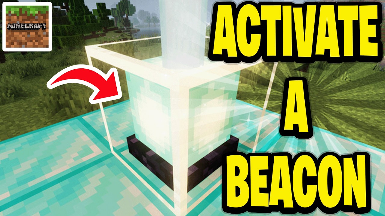 How To Activate A Beacon In Minecraft - YouTube