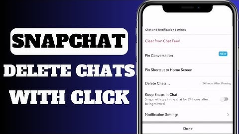 How To Delete All Snapchat Messages | Quick and Easy 2024