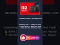 Nintendo switch 2 is ready for pre-order #nintendo #shorts