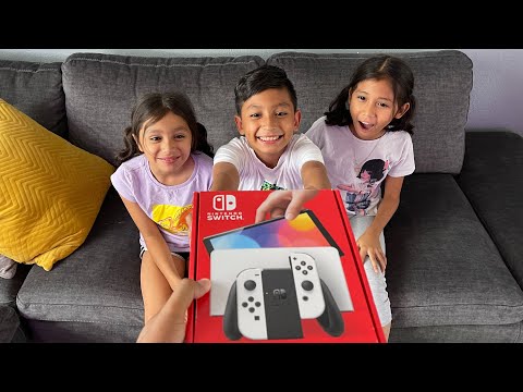 LE REGALO LA NUEVA NINTENDO SWITCH OLED A LOS GUZMANCITOS