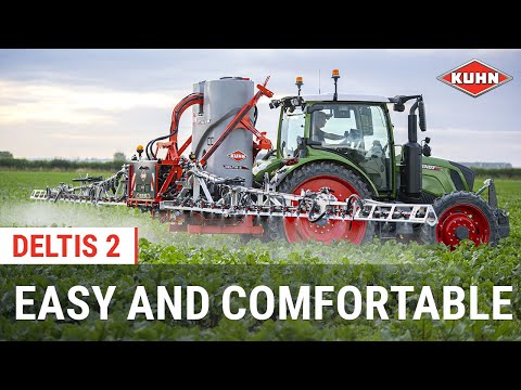 Easy and comfortable spraying with the DELTIS 2 mounted sprayer | KUHN