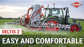 Easy and comfortable spraying with the DELTIS 2 mounted sprayer | KUHN