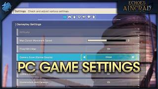 Echoes of Aincrad - PC Game Settings