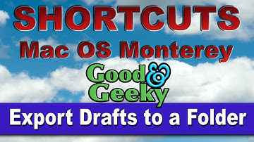 Drafts Export Workspace to a Folder - Good and Geeky