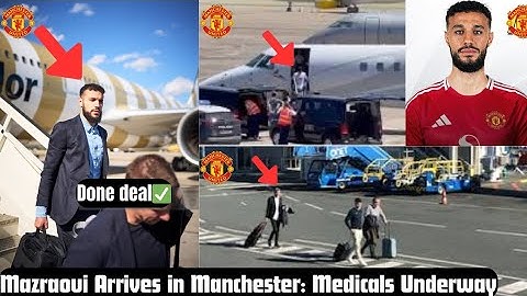 BREAKING: Mazraoui Touches Down in Manchester! Medical Underway for Sensational United Move!