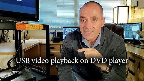 Video playback from USB drives on Blu-ray players.