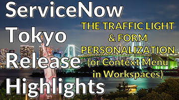 The Traffic Light & Form Personalization (or Context Menu in Workspaces)