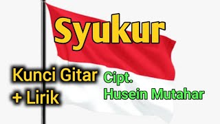 Download Lagu Kunci gitar SYUKUR. Cipt H. Mutahar (Dari yakinku teguh) MP3