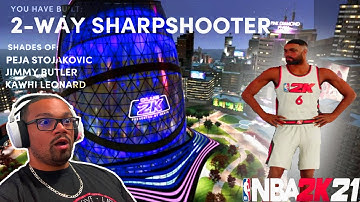 NEXT GEN NBA 2K21 MYPLAYER BUILDER | BEST 2 WAY SHARPSHOOTER BUILD