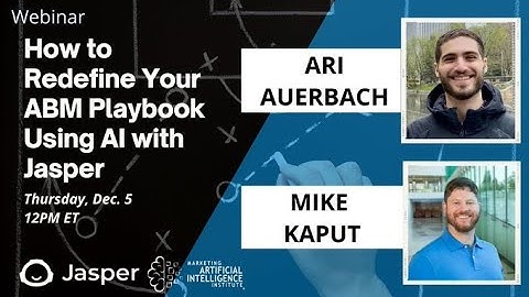 Jasper x Marketing AI Institute | How to Redefine Your ABM Playbook Using AI with Jasper