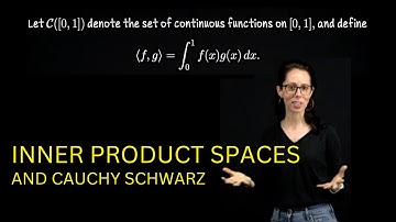 Inner Product Spaces and Cauchy Schwarz, Real Analysis II
