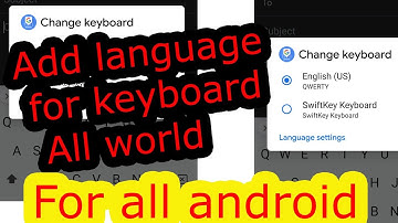 How to install new language keyboard all world language  for all android phone