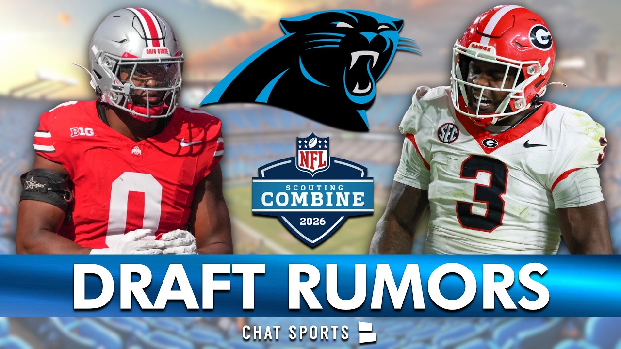 MAJOR Panthers Draft Rumors After 5 Players Visit At 2026 NFL Combine Ft. Sonny Styles & CJ Allen