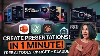 How to Create a Presentation in 1 Minute with FREE AI (ChatGPT & Claude)