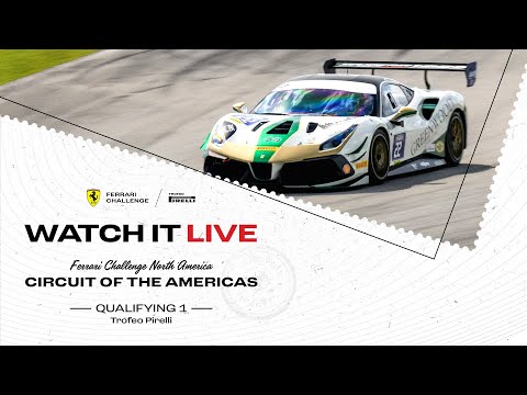 Ferrari Challenge North America, Trofeo Pirelli&amp;AM - COTA, Qualifying 1