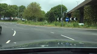 Millbrook Roundabout from City Centre 3rd exit to Millbrook Park Southampton Driving Test Route Help