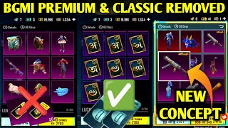 🔴BGMI REMOVED PREMIUM &amp; CLASSIC CRATE | GET FREE VOICE PACK | SUPPLY CRATE NEW CONCEPT IN BGMI