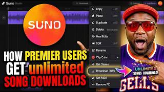 SUNO: How to get UNLIMITED Song DOWNLOADS in SUNO Studio (PREMIER Users) screenshot 4
