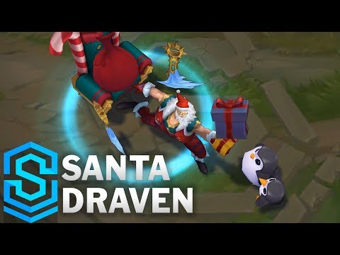 Santa Draven Skin Spotlight - League of Legends - Santa Draven Skin Spotlight - League of Legends